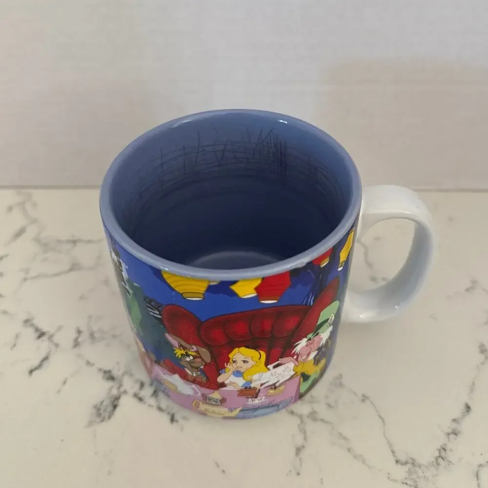 Vintage VTG Disney Alice in Wonderland Mad Hatter Limited Edition Collector Mug